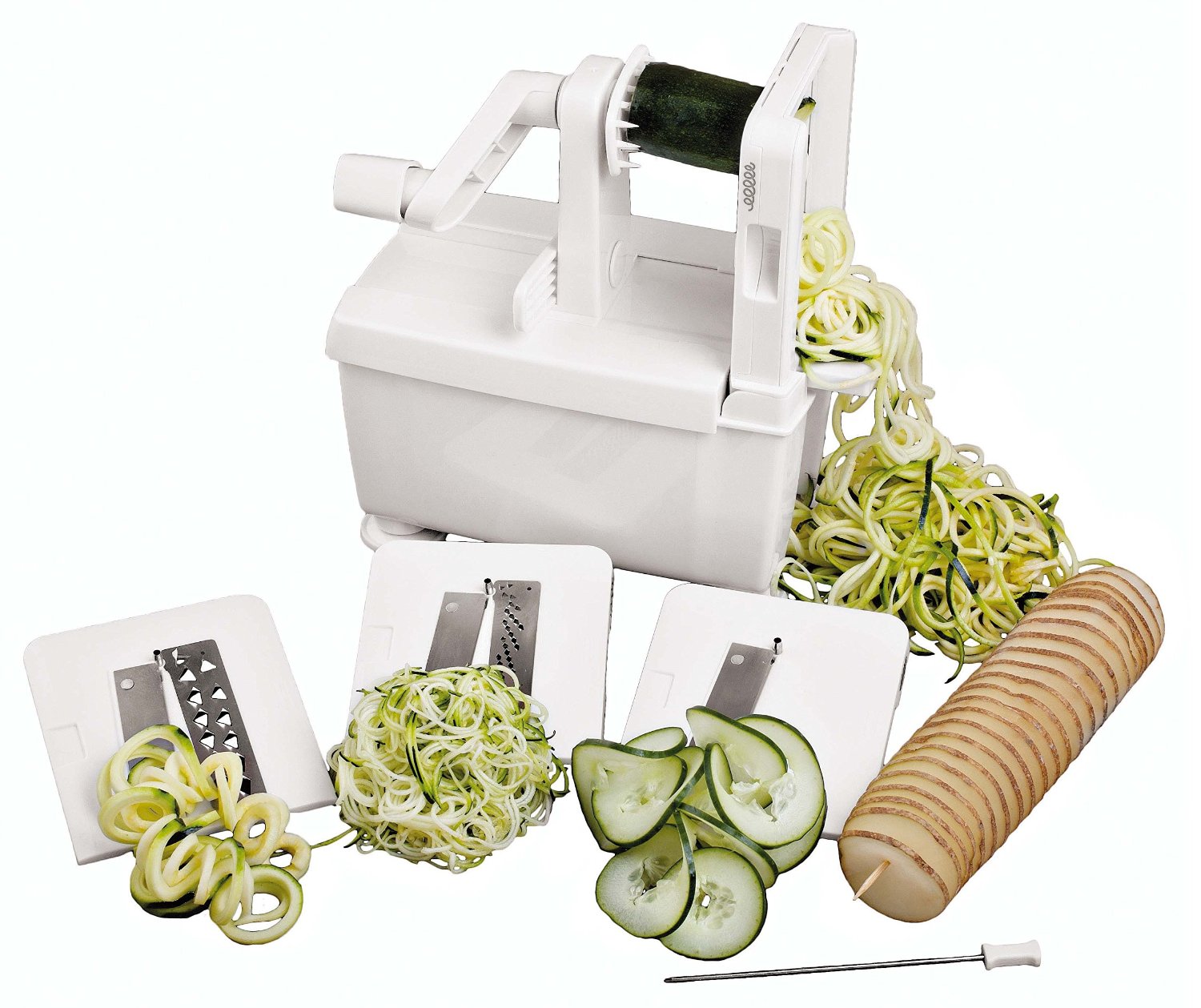 Paderno World Cuisine Spiralizer Pro 4-Blade